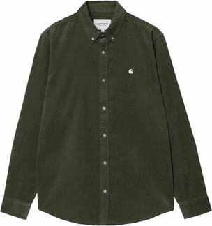 L/S Madison Fine Cord Shirt Opuntia / Wax