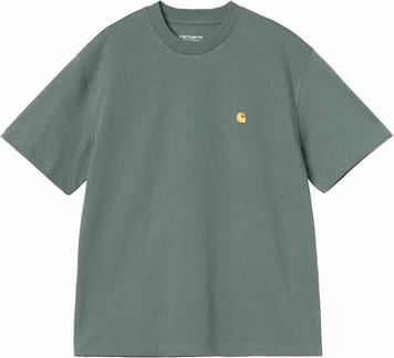 S/S Chase T-Shirt W Velvet Green / Gold