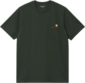 S/S American Script T-Shirt Raven
