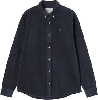 L/S Madison Cord Shirt Dark Navy