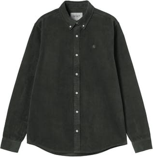 L/S Madison Cord Shirt Raven