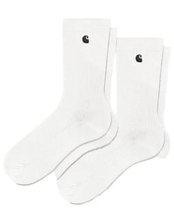 Madison Pack Socks White Black + White Black