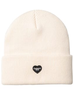 Small Heart Beanie Natural