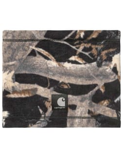 Blevin Neckwarmer Camo Feather Tree Black