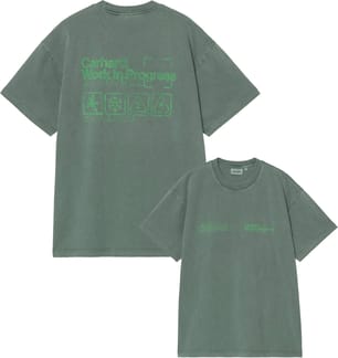 S/S Boxed T-Shirt Dark Scarab Garment Dyed