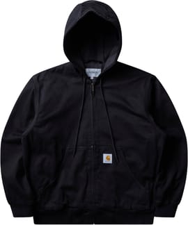 OG Active Jacket Black Rinsed