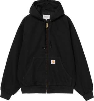 OG Active Jacket Black Rinsed