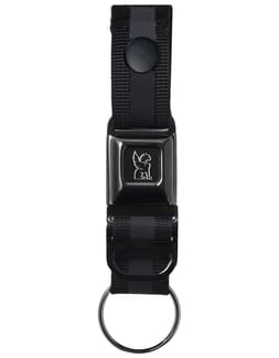 Mini Buckle Key Chain Black Chrome