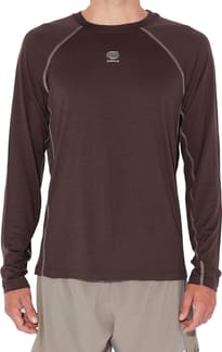 Aerowool Men Long Sleeve T-Shirt Forest Bark
