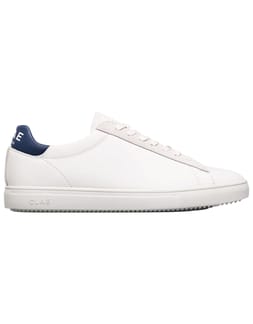 Bradley White Leather Denim Blue