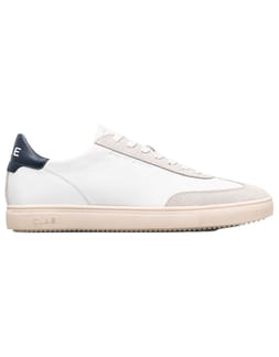 Deane White Leather Navy