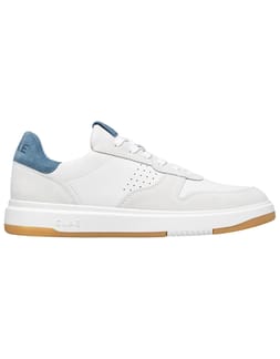 Moses White Leather Blue Mirage
