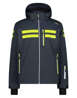 Man Jacket Zip Hood Titanio