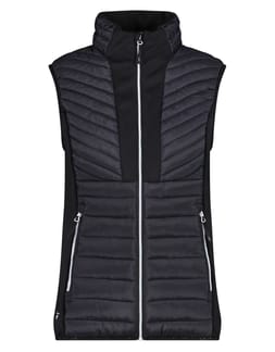 Woman Vest Hybrid Antracite
