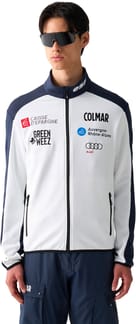 Men Sweatshirt White Blue