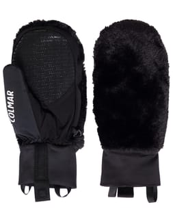 Ladies Gloves Ski Black Black