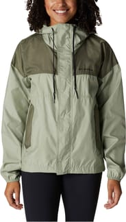 W Flash Challenger Windbreaker Safari Stone Green