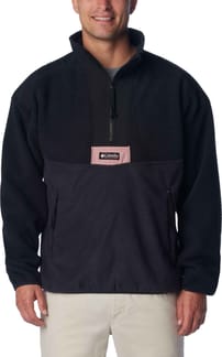M Riptide Fleece Black Salmon Rose