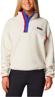 Helvetia™ II Cropped Half Snap Fleece Chalk