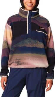 Helvetia™ II Printed Cropped Half Snap Collegiate Navy Dolomites