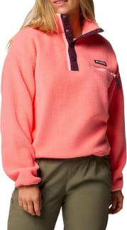 Helvetia II Cropped Half Snap Fleece Alpenglow