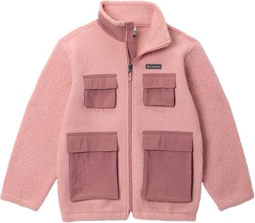 Jasper Ridge Pebbled Fleece Full Zip Eraser Pink Fig