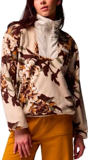 Sequoia Grove Printed Half Zip Dark Stone Blossoming