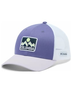 Columbia Youth Snap Back Stormwatch Lavender Pearl White