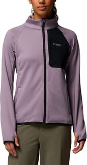 Triple Canyon Grid Fleece FZ Shale Purple