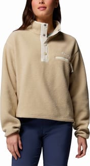 Helvetia II Cropped Half Snap Fleece Ancient Fossil Dark Stone Chalk