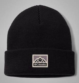Whirlibird Cuffed Beanie Black Mountains