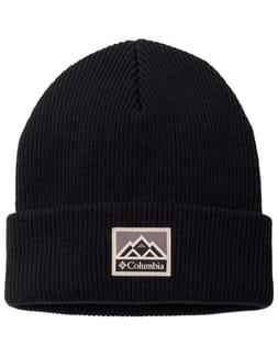 Whirlibird Cuffed Beanie Black Mountains
