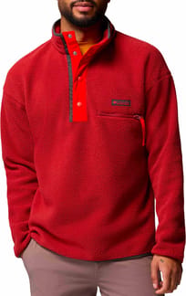 Helvetia II Half Snap Fleece Red Oxide