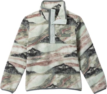 Helvetia II Printed Half Snap Fleece Sedona Sage Summits Tea Light