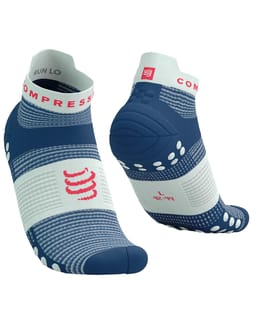 Pro Racing Socks V4.0 Run Low Blues/Sugar