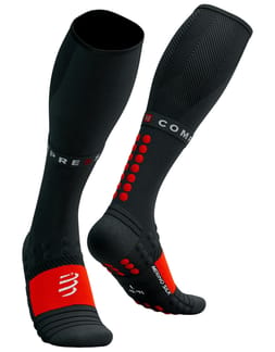 Full Socks Winter Run Black/High Risk Red