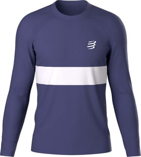 Performance LS Tshirt M Peacoat White