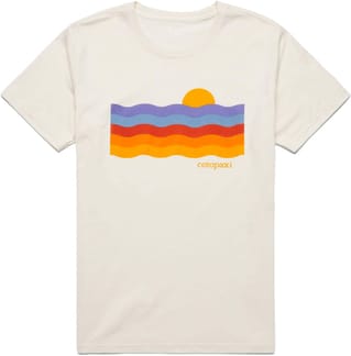 Disco Wave Organic T-Shirt Bone