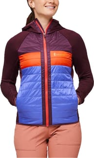 Capa Hybrid Insulated Hooded Jacket Wine