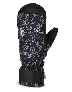 Snuggler Women Mitt Crab Doodle Black