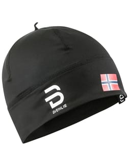 Hat Polyknit Flag Black