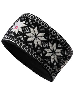 Garmisch Headband Black Offwhite Darkcharcoal