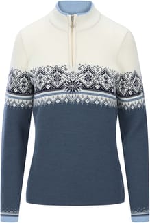 Moritz W Sweater Steel Offwhite Marine