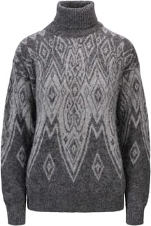 Falun Alpa W Sweater Darkcharcoal Lightcharcoal