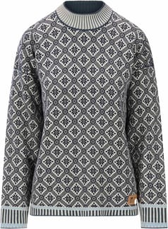 Lang�y W Sweater Marine Offwhite