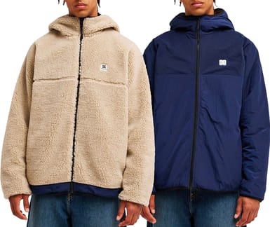Coldstag Sherpa Reversible Jacket Oatmeal
