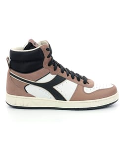 Magic Basket Mid Earth Beaver Fur White Black