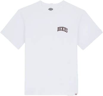 Aitkin Chest Tee SS White/Fired Brick