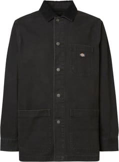 Duck Lined Chore Jacket Stone Washed Black