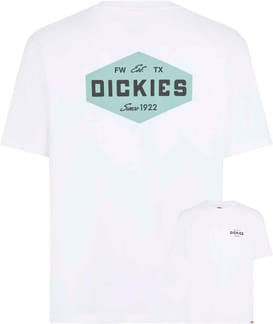 Dickies Emblem Tee SS White
